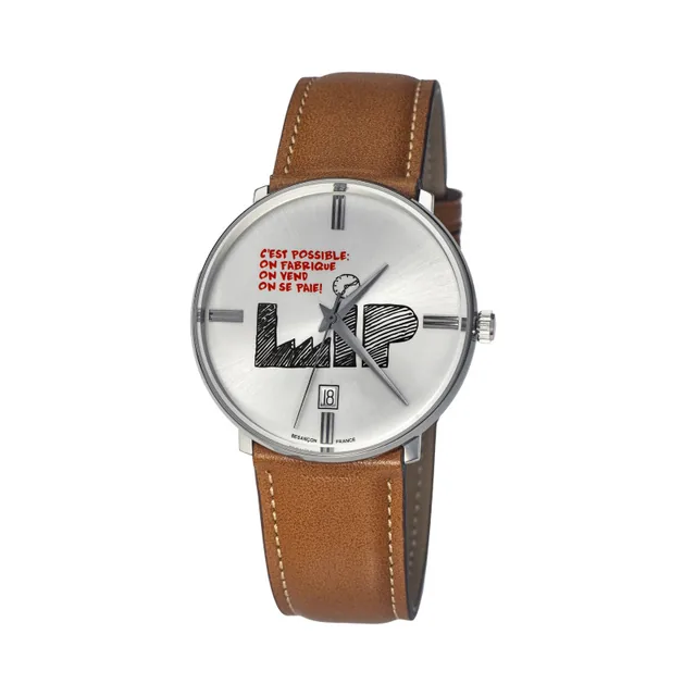 Montre LIP C'est possible hommage 1973 on fabrique on vend on se paie, disponible à Saint-Maur-des-Fossés