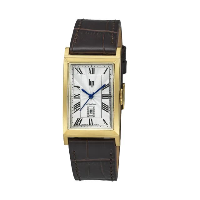 Montre LIP Churchill T26 automatique dorée — Atelier Baratte, point de vente officiel LIP à Saint-Maur-des-Fossés